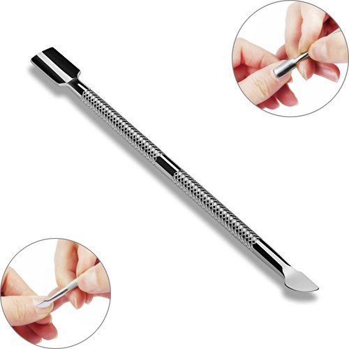 Preisvergleich Produktbild MINSCANA® Nagelhautschieber Nagelhautmesser Nagellackentferner nagellackentferner Hohlmeißel Hautmesser Doppelseitig für Maniküre & Pediküre