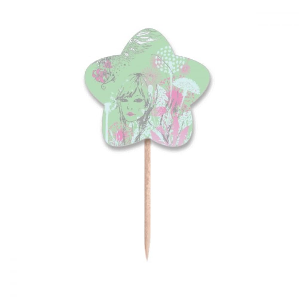 Cure-dents ailes de pissenlit idéal pour un goûter d'anniversaire de fille réussi