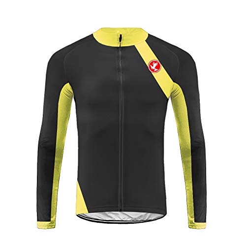 Uglyfrog Hombre Cycling Jersey Maillot Ciclismo Manga Larga Camiseta de Ciclistas Triatlón...