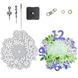 ATYUSVIC Large Clock Silicone Mold for Resin DIY Wall Decoration Epoxy Resin Silicone Mold Arabic Nu
