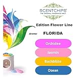 🌷 EDITION: 4 verschiedene Duftnoten vereinen sich zur speziellen Duftmischung Florida. Jeder Duft ist dabei mit je 3x Duftmelts vertreten. Pro Aroma jeweils einen der verschiedenen Duft-Melts auflegen. Kein Wasser hinzufügen. Einfach ein Teelicht drunter und ca. 8-12 Stunden duften lassen.