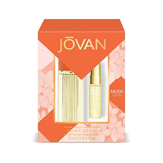 Jovan Musk Pack Mujer: Eau de Cologne Natural Spray 100 ml + 15 ml