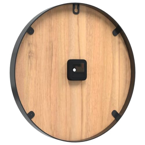 Horloge murale marron Ø39 cm grande pendule murale salon