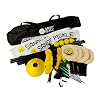 Sandy Pickle | Portable Beach & Grass Pickleball Set | Takes Pickleball Off THE Hardcourt Puts IT ON THE Beach, in THE Park, ON Your OWN Grass!