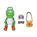 The Super Mario Galaxy Movie 5” Action Figures Series 1 – Yoshi Figure with Hat, Sunglasses, and Satchel Accessories - Premium Details 20 Points of Articulation