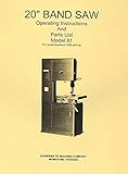 POWERMATIC 81 20' Band Saw Model Operating-Parts Manual