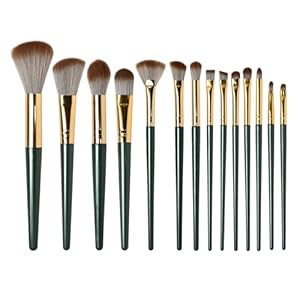 Makeup Brushes,14 PCS Make Up Brushes Set for Foundation Eyebrow Concealer Eye Shadows Powder,Makeup Brushes Kit for Travel and Daily Makeup Use