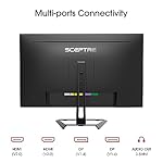 Sceptre Prime 4K IPS 27" 3840 x 2160 UHD Monitor up to 70+Hz DisplayPort HDMI 100% sRGB Build-in Speakers, Machine Black 2026 (U275W-UPT Series) - Image 4