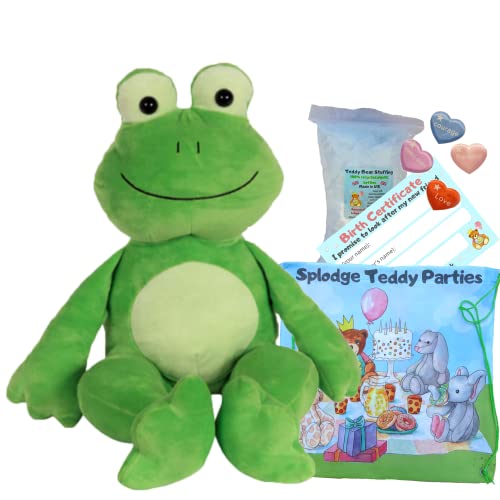 Peluche Rana - Kit para Hacer tu Propio Osito de Peluche - sin Costuras
