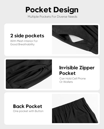 5 Inch Inseam Shorts for Men Short Golf Shorts Mens Casual Dry Fit Hybrid Trunks Athletic Fit Running Stretch3