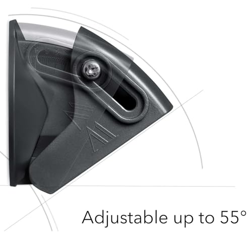 Wasserstein Horizontal Adjustable Angle Mount ONLY Compatible with Google Nest Doorbell (Wired, 3rd & 2nd Gen), 35°–55° Wedge Bracket – NOT Compatible with Nest Doorbell (Battery) – Made for Google