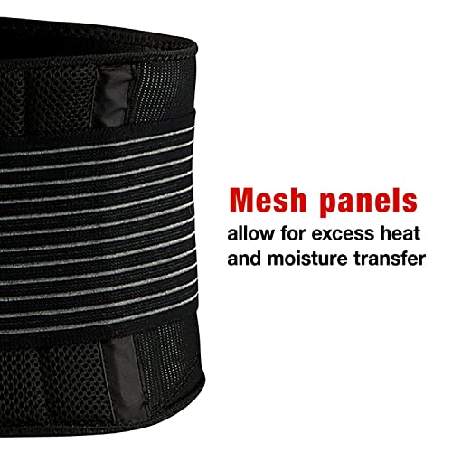 Ace Back Brace, Doctor Developed, Adjustable, Black #TOP6