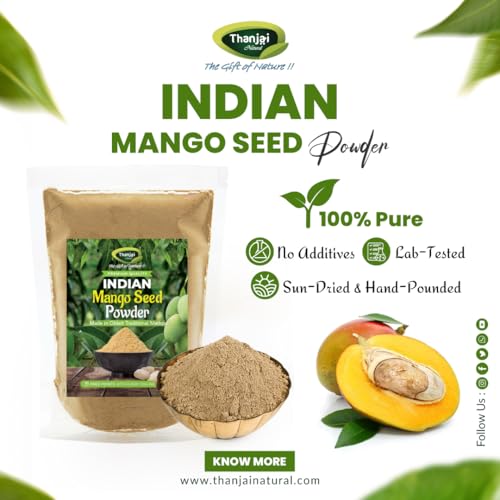 Image of Thanjai Natural Mango Seed Powder 100g | 100% Pure & Natural | Dried Mango Seed Powder | Traditionally Processed | No Preservatives | For Culinary & Traditional Uses