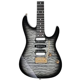 Ibanez AZ47P1QM-BIB Black Ice Burst – Guitare électrique (+ housse) - Les Beatles, Paul McCartney, John Lennon, RIngo Starr, George Harrison Ibanez AZ47P1QM-BIB Black Ice Burst - Guitare électrique (+ housse) – Image 4