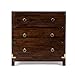 HomeRoots Mango Wood Solids, MDF, Brass Forster Brown Campaign Chest