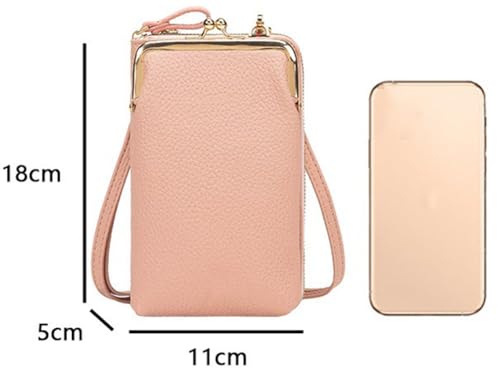 Womens Slings Cross Bady Wallets with Cell Phone Holder, Women Small Slings Cross Bady Wallets, Wallet PU Leather Sling Wallet for Womenes. Red3