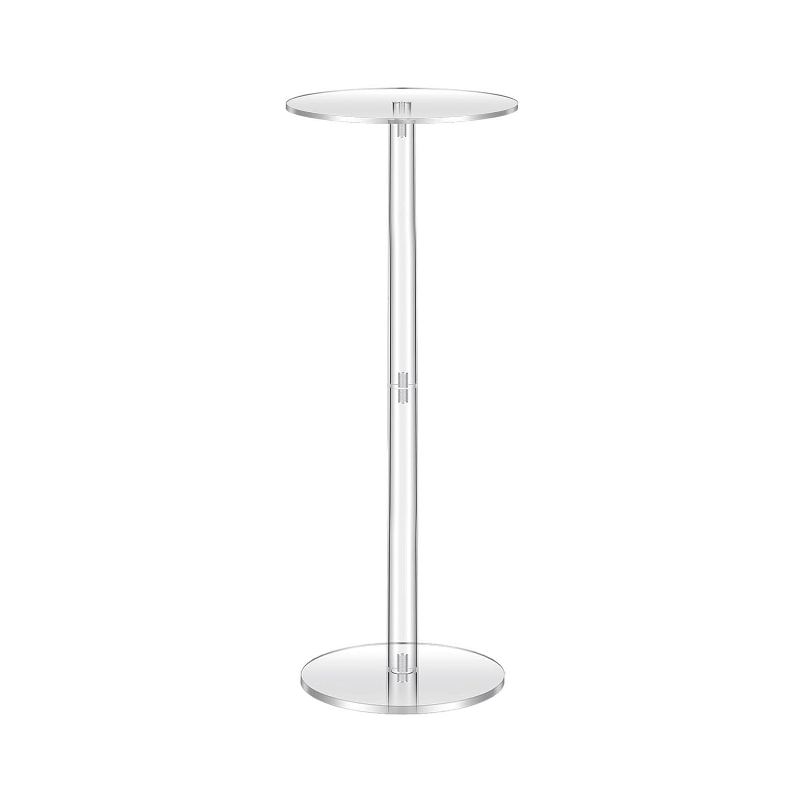 ZGUZMCMK Clear Acrylic Flower Stand 60cm Tall Column Wedding Flower Stand Elegant Column Vase Pedestal, Suitable for Home, Office, And Restaurant Event Decoration, Multi, 60cm