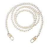 DUBTEDHOU Catena per borsa, Cinturino in perle multicolore 30-120 cm for borse Borsette Sostituzione borsa fai-da-te(A-120cm)
