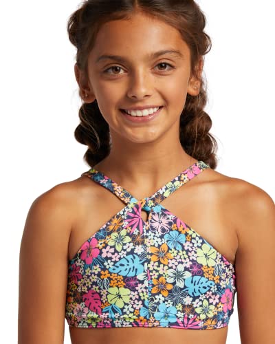 Roxy Girls' Daisy Mood Crop Top Swimsuit Set3