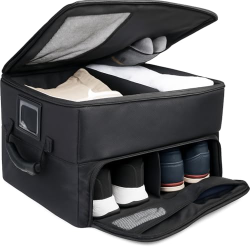Golf Accessories for Men - Unique Golfer Gifts for Men - Versatile and Ventilated Golf Storage Bag with Shoe Organizer Ideal for SUV & Car - Durable Golf Trunk Locker Gift Idea