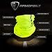 High Visibility Reflective Safety Face Clothing - Neck Gaiter, Bandana Dust Mask, Sun Shade Shield, Headwear (YELLOW) (3)