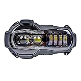 r1200gs scheinwerfer halter 【Sicheres Fahren】 Abblendlicht, klare Hell-Dunkel-Grenze und gleichmäßiges Licht; Verbessern Sie den Fernlichtmodus, die Beleuchtung ist weiter und breiter. Um eine gute Sicht und ein Sicherheitsgefühl bei Nachtfahrten zu gewährleisten. Bietet das hellste und breiteste Feld. Wir haben eine neue Beleuchtungs- und Nachtsichttechnologie entwickelt und getestet, die sicherere Lichtquellen für sichereres Fahren erzeugt.