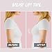 EMOET Clear Boob Tape,Self-Adhesive Bra Tape for Breast Lift with 2 Pair Reusable Silicone Nipple Covers,Suitable for A-G,Replace Your Bra-Instant Bob Tape,Boobytape for Breast Push Up&Strapless Dress