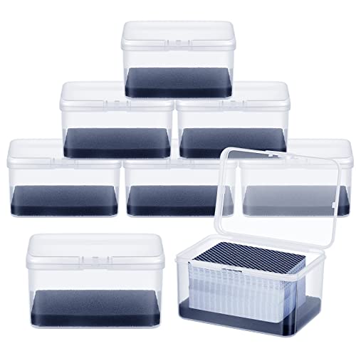 PerKoop 8 Pcs Plastic Card Case Boxes for 162 Pcs