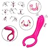Rose Red multifunctionele vibratie siliconen clip