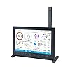ECOWITT HP2560 Consola para estaciones meteorológicas, pantalla interior TFT en color de 7 pulgadas con botón táctil, accesorio, sensores 3 en 1 incorporados, compatible con exteriores WS90/WS85/WS69 #3