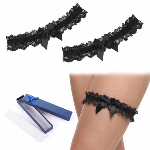 Imagen de MNYXIS 2 Piezas Ligas de Novia con Caja de Regalo