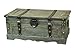 Vintiquewise Rustic Gray Wooden Storage Trunk