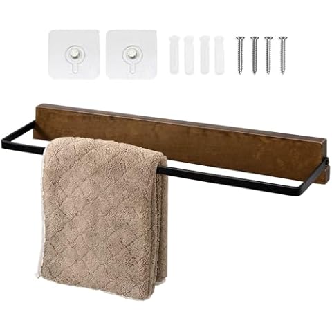 Porte-serviette Qiannhee en bois Cover