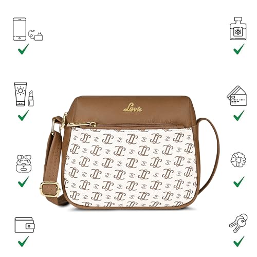 Image of Lavie Women's Mono LL Farah Crossbody Sling Bag | Ladies Purse Handbag | Gift for Women