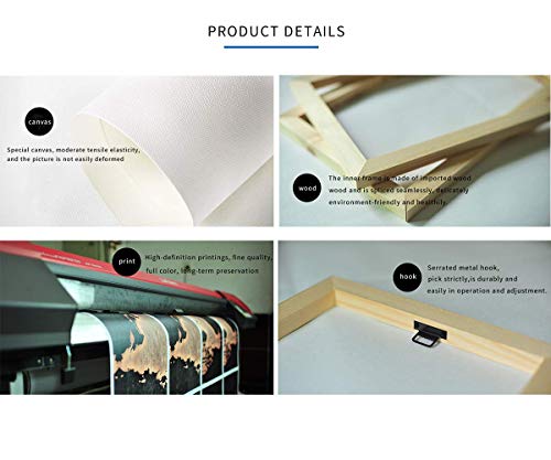 Kejpu Canvas Wall Art She Whispered Back I Am The Storm Butterfly Poster Artwork Painting For Modern Living Room Office Decor Framed Ready To Hang 8"X12" #TOP3