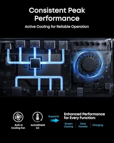 Anker Prime Docking Station (DL7400), 14-in-1 Triple Display, DisplayLink — view 6