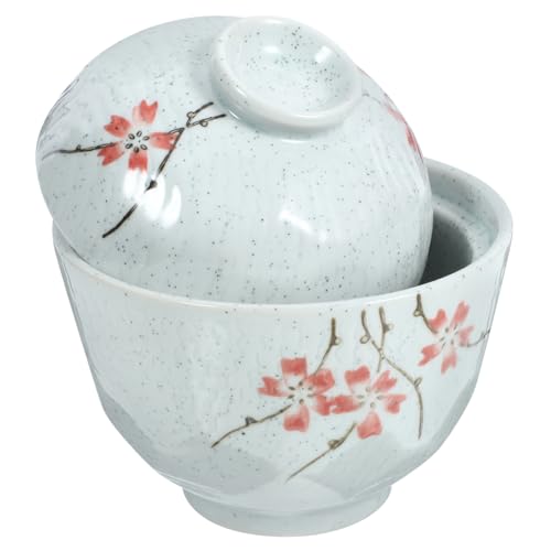 Alipis Korean Style Ceramic Stew Bowl Soup Bowl with Lid Meal Containers Lids