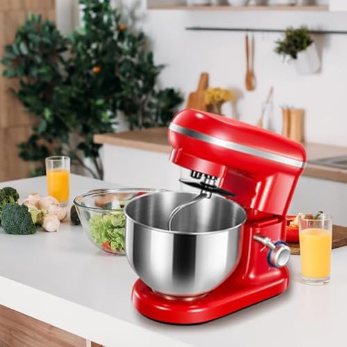 Stand Mixer 1000W Electric Tilt-Head with 5L Stainless Steel Bowl, beater, Dough Hook and Whisk for Baking and Home Cooking - Image 7