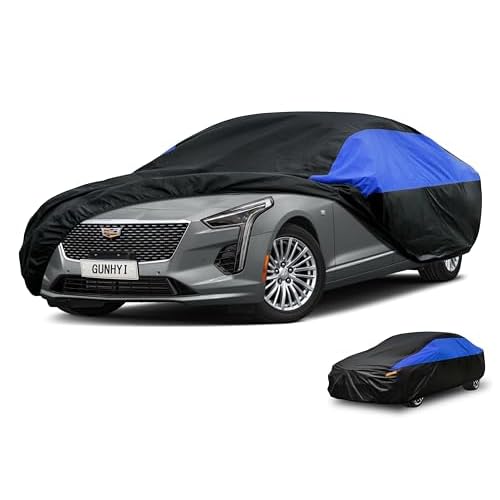 Cadillac Car Cover Custom Fit Cadillac CTS (2003-2014) Waterproof All Weather, Lightweight Full Car Cover Outdoor Sun UV Rain Dust Snow Wind Protectio