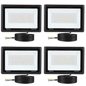 Blivrig 4PCS 200W LED Strahler Außen