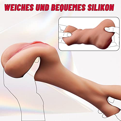 Automatischer Mastubrator SexSpielzeug für Die Männer Penis Vibratoren für IhnRealistische Masturbator 2 in 1 (color) – Bild 5