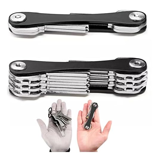ZLXFT Llavero Compacto,Organizador de Llaves,Llavero,Porta Llaves,Key Organizer,Llavero y Organizador de Llaves Compacto,Organizador de Llaves Organice Sus Accesorios Clave