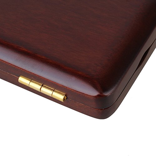 Bqlzr Maroon Wooden Oboe Reed Case With Smooth Spray Lacquer Surface For 3Pcs Oboe Reeds #TOP5