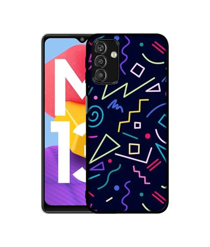Image of Retro Abstract Design Premium 2D Printed Metal Back Case Cover for Samsung Galaxy M13 4G / F13 4G