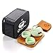 OMyTea® Portable Travel Tea Set - 100% Handmade Chinese / Japanese Vintage Kungfu Gongfu Tea Set - Porcelain Teapot & Teacups & Bamboo Tea Tray & Tea Mat with a Portable Travel Bag (Green-2 cups)
