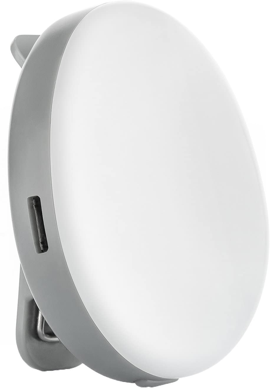 Reer52361 ClipLight LED-Still-Licht mit Clip, 2 Helligkeitsstufen, 15 Minuten Timer, Grau