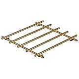 Un elegante y práctico utensilio de cocina en acero inoxidable dorado.