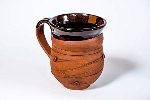 Coffee mug 11.8 oz Pottery mug Handmade cup Rustic coffee mug Stoneware mug