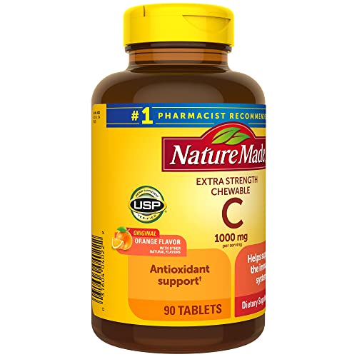 Nature Made 4022 Extra Strength Dosage Chewable Vitamin C 1000 Mg Per Serving, Dietary Supplement thumb #8