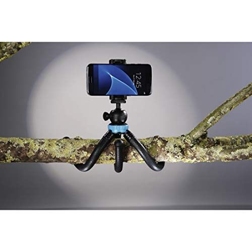 Hama Stativ Flexpro f&uuml;r Smartphone, GoPro und Fotokameras, 27 cm, Blau